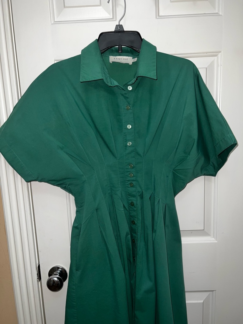Tobie Shirt Dress by Exquise with Cinched Waist - Picture 9 of 16